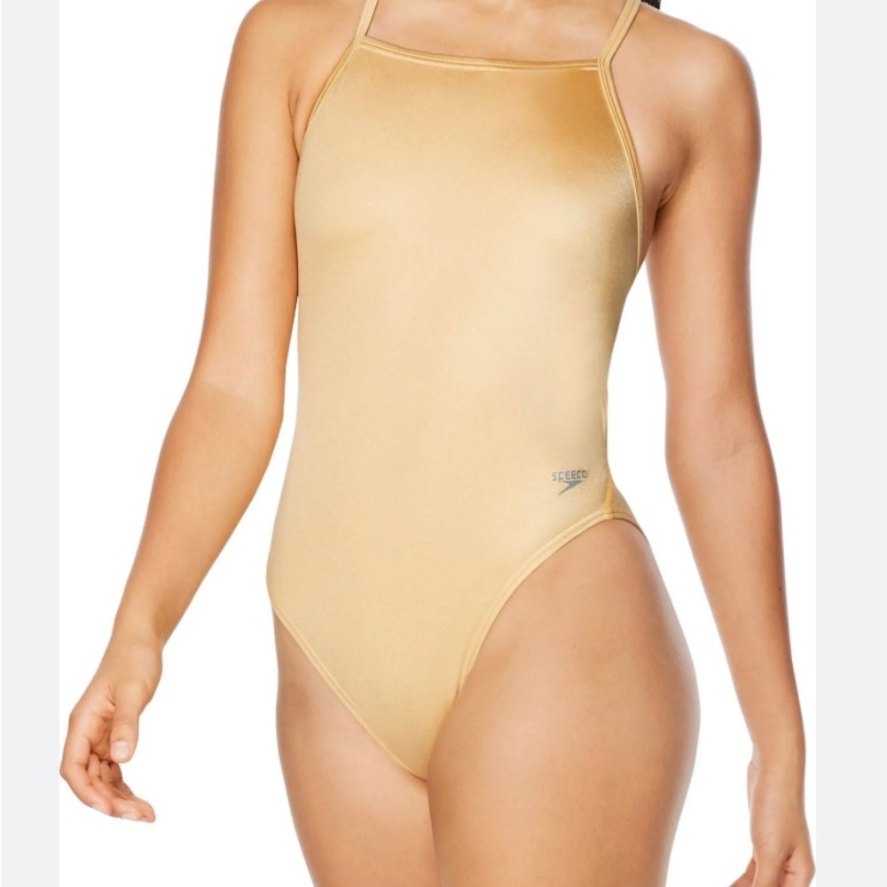 Speedo Solid T-Back 1 PC Swimsuit